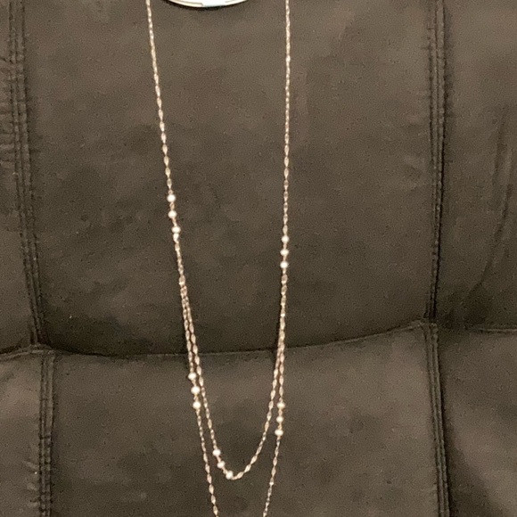 Evie & Emma fine silver plated necklace - Picture 4 of 9